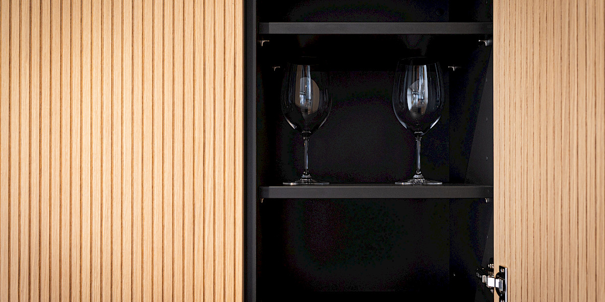 Küchenrückwand Holz vom Küchenhaus Hartl in Freising